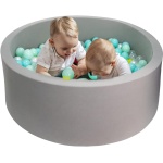 Foam Ball Pit for Toddlers,Upgrade One-Piece Sew Babies Toddler Kids Ball
