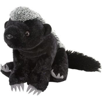 Wild Republic Honey Badger Plush, Stuffed Animal, Plush Toy, Gifts for Kids