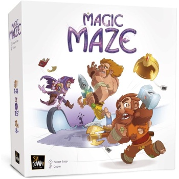 Magic Maze - Real-Time Gameplay, Move the 4 Characters Through the Mall Before