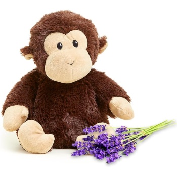 warmies Chimp Microwavable, Hot or Cold for Cool Relaxation and Warm Relief