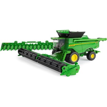 John Deere 1/64 Scale X9 1000 Combine HD50F Draper Head and Folding C16F Corn