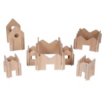 FF410 The Freckled Frog Happy Architect - Natural - Set of 28 - Ages 2+