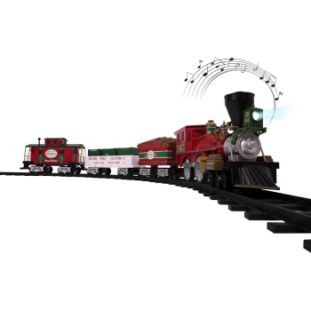 Lionel North Pole Central Ready-to-Play Freight Set, Battery-powered Model Train
