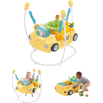 Fisher-Price Baby to Toddler Learning Toy 2-in-1 Servin’ Up Fun Jumperoo