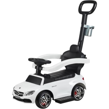 Best Ride On Cars Mercedes C63 (Officially Licensed), 3 in 1 Push Car for Kids