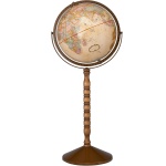 Replogle Treasury 12" Floor and Desktop Geographic Convertible Globe (Antique)