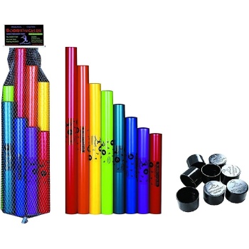 Boomwhackers® C Major Diatonic Scale Set with Octavator Caps 8-Pack