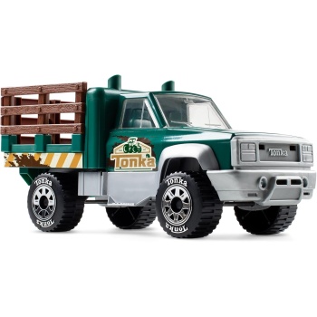 Tonka Steel Classics, Farm Truck– Made with Steel & Sturdy Plastic, Green