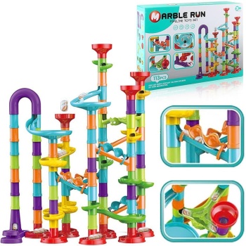 Marble Run for Kids,Marble Run Compact Set, STEM Learning Toy, Construction