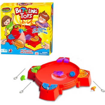 Battling Tops - The Original Classic Spinning Tops Game Set for 2-4 Kids