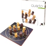 Quarto | Wooden Strategy Board Game for Adults and Families | Ages 8+