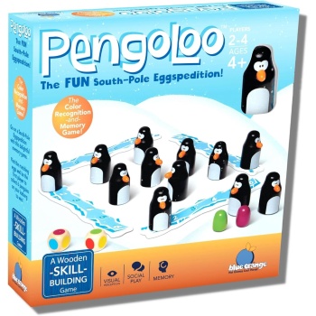 Pengoloo Award Winning Wooden Skill Building Memory Color Recognition Game