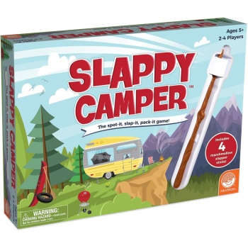 MindWare Slappy Camper Strategy Game - Think Fast and Fill Your Camper