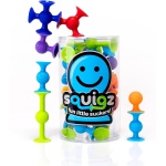 Fat Brain Toys Squigz Starter Set, 24 Piece Suction Toys, Suction Bath Toys