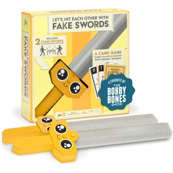Let's Hit Each Other with Fake Swords by Exploding Kittens - 3-6 Players