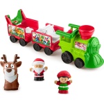 Fisher-Price Little People Toddler Toy Musical Christmas Train with Santa Elf