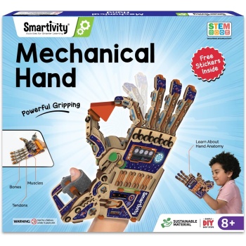 Smartivity Robotic Mechanical Hand STEM Toy for Kids 8-9-10-11-12-13-14 Years