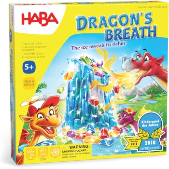 HABA Dragon's Breath Board Game - Award- Winning Board Games for Family Night
