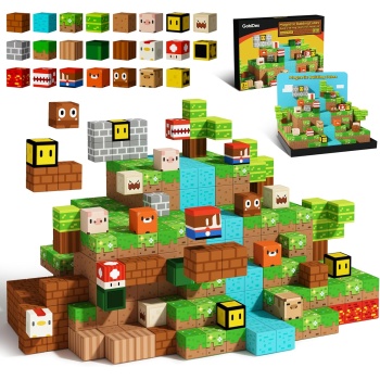 GobiDex Magnetic Blocks Kids Building Toys for Boys Girls 3+, Game-Based Build