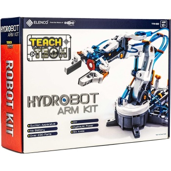 Teach Tech “Hydrobot Arm Kit”, Hydraulic Kit, STEM Building Toy for Kids 12+