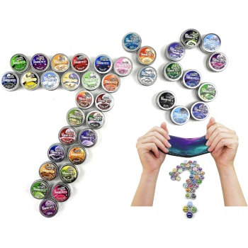 Matty's Toy Stop Crazy Aaron's Putty Mini Tins Lucky 7 Surprise Gift Set Party