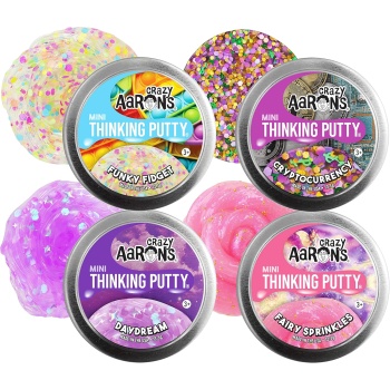 Matty's Toy Stop Crazy Aaron's Putty Mini Tins Funky Fidget, Daydream