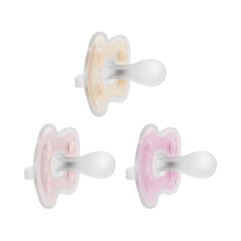 Dr. Brown's Advantage One-Piece Silicone Baby Pacifier, Fully Symmetrical