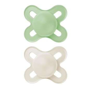 MAM Original Start Matte Baby Pacifiers, Binky for 0-3 Months, BPA-Free Silicone