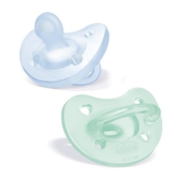 Chicco PhysioForma 100% Soft Silicone One Piece Pacifier for Babies 0-6 Months