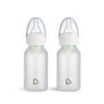 Munchkin Bond Silicone Coated Glass Baby Bottles - Anti-Colic Feeding System
