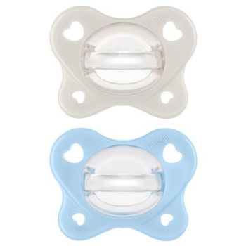 Chicco PhysioForma Dual Soft One-Piece Orthodontic Silicone Pacifier for Babies