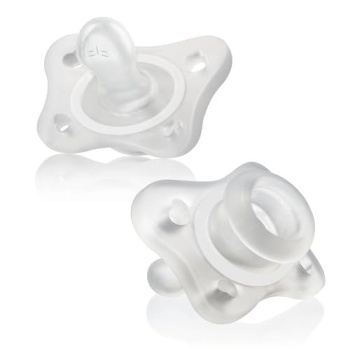 Chicco PhysioForma 100% Soft Silicone Mini One Piece Pacifier for Babies
