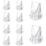 10PCS Duckbill Valves Compatible with eufy S1 Pro S1 E10, Lansinoh Discreet Duo