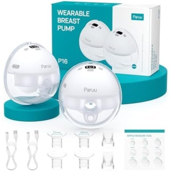 Paruu Hands Free Breast Pump P16, Wearable Breast Pump Electirc Portable