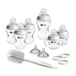 Tommee Tippee Natural Start 12 Piece BPA Free Bottle Set, Includes 2 x 5 oz