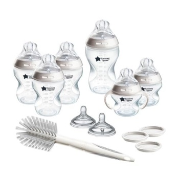 Tommee Tippee Natural Start 12 Piece BPA Free Bottle Set, Includes 2 x 5 oz