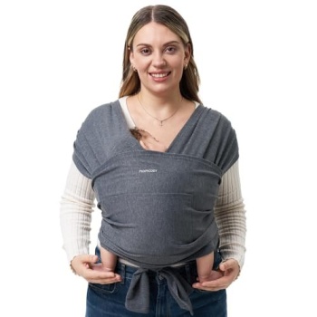 Momcozy Baby Wrap Carrier, Easy to Wear Infant Carrier Slings, Lightweight Hands