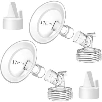 PumpMom-us 17mm Oval Flanges with Soft Rim Compatible