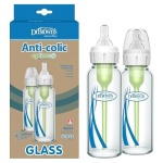 Dr. Brown's Natural Flow Anti-Colic Options+ Narrow Glass Baby Bottle